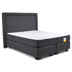 Cama americana Full Eurotop x190 cm + respaldo Drimkip