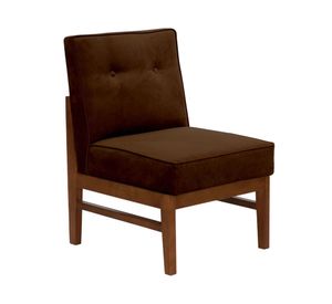 Sitial velvet 1 cuerpo Colonia café