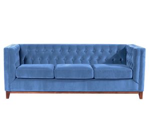 Sofá Roma 3 cuerpos azul petróleo Latam Home