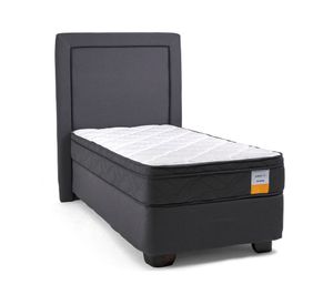 Cama americana 1.5 plazas Eurotop + respaldo Drimkip