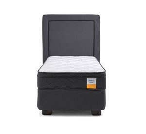 Cama americana 1.5 plazas Eurotop + respaldo Drimkip