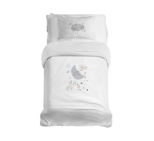 Cubreplumón transición Luna blanco