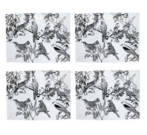 Individual Aves chilenas 48x36 cm 4 un.