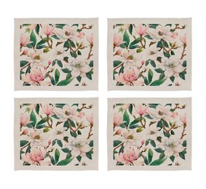 Individual Magnolia crudo linet 42x36 cm 4 un.