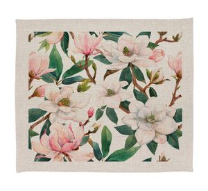 Individual Magnolia crudo linet 42x36 cm 4 un.