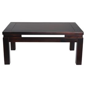 Mesa centro + Arrimo Martina chocolate