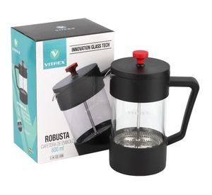 Cafetera 600 ml Robusta Vitrex.