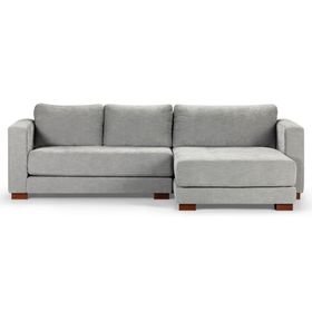 Sofá seccional Copeland derecho gris Rosen.