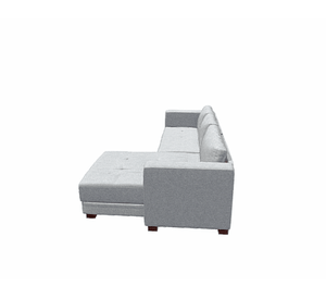 Sofá seccional Copeland derecho gris Rosen.