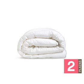 Plumón 2 plazas microfibra Renew blanco