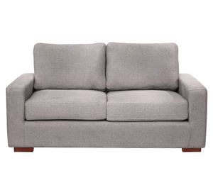 Sofá lino 2 cuerpos Livorno gris claro