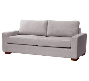 Sofá lino 2 cuerpos Livorno gris claro