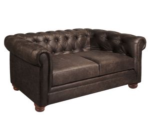 Sofá 2 cuerpos Florencia marrón
