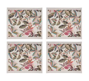 Individual Selva crudo impermeable 42x36 cm 4 un.