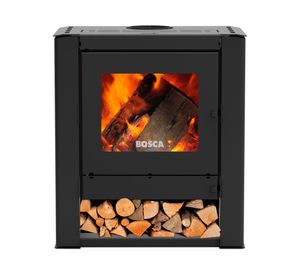 Calefactor a leña 12.2 kW Gold 500 negro
