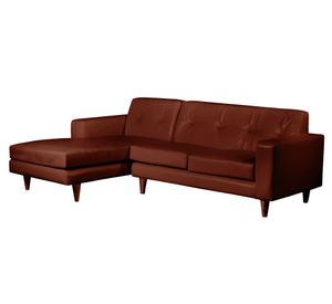 Sofá seccional Salerno izquierdo chocolate Latam Home