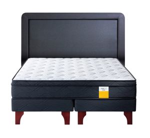 Cama europea 2 plazas Eurotop x190 cm + respaldo Drimkip