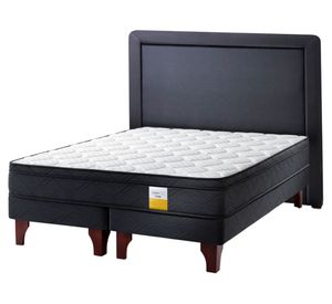 Cama europea 2 plazas Eurotop x190 cm + respaldo Drimkip