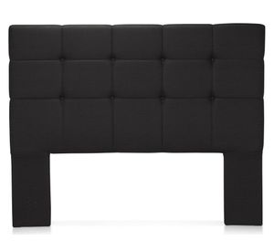 Box spring 2 plazas Tempo base dividida patas + respaldo Issey grafito Rosen