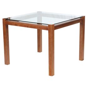 Mesa comedor cuadrada café Latam Home