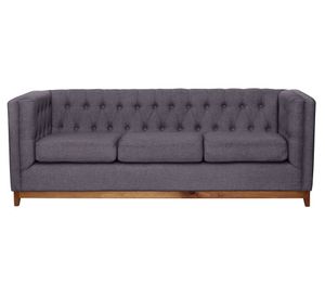 Sofá 3 cuerpos Roma gris