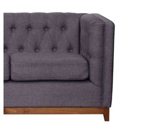 Sofá 3 cuerpos Roma gris