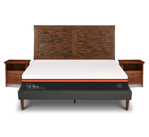 Cama europea 2 plazas Bee Comfort + set Antique Cic