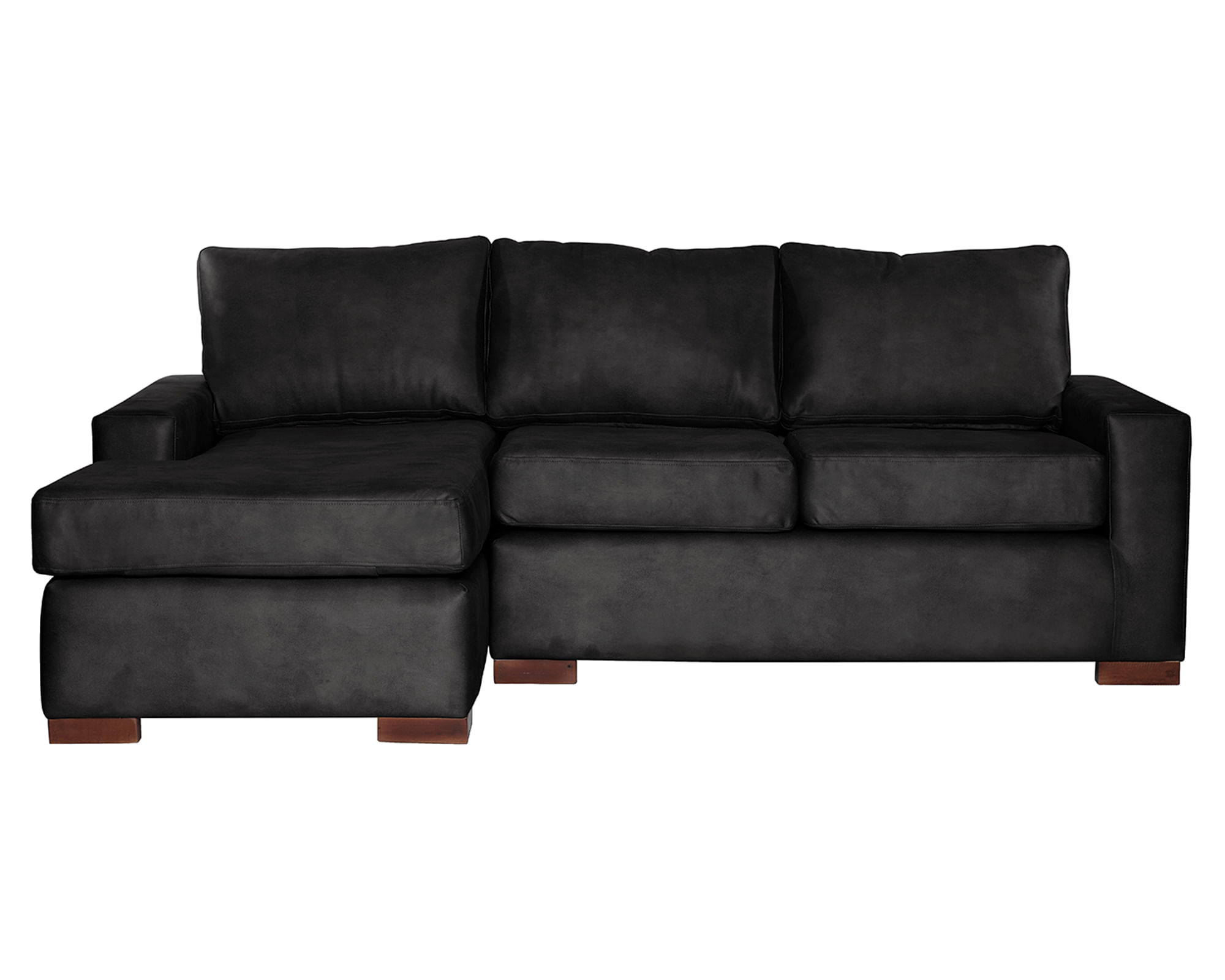 Latam Home Sofá seccional 3 cuerpos Livorno negro