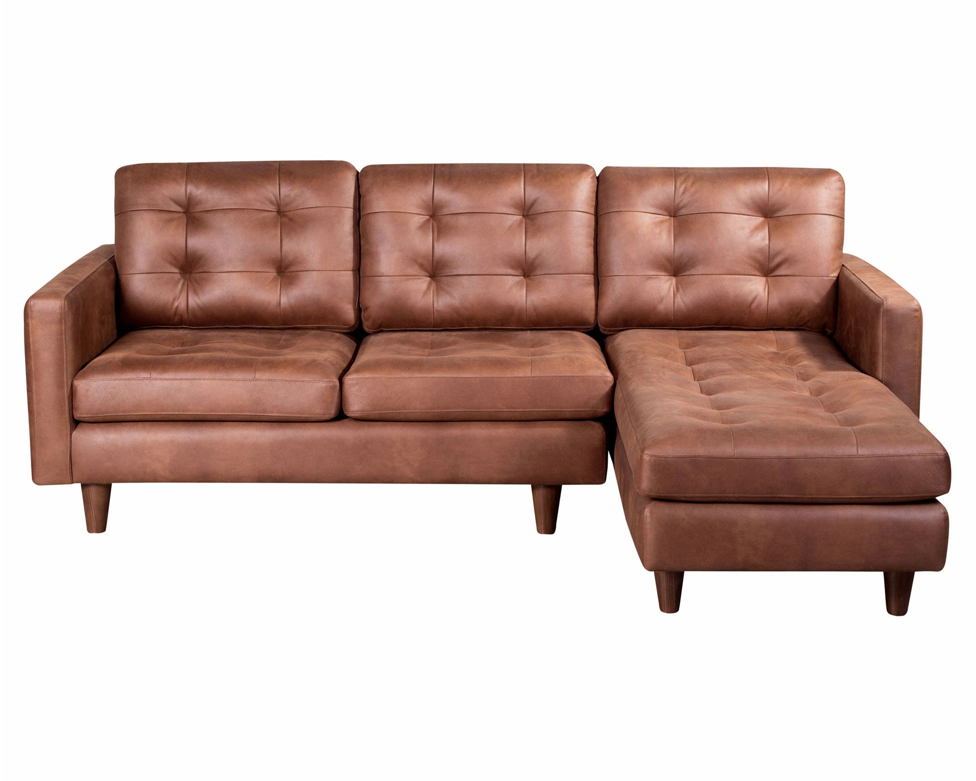 Latam Home Sofá chaise derecho Nápoles tabaco Latam Home