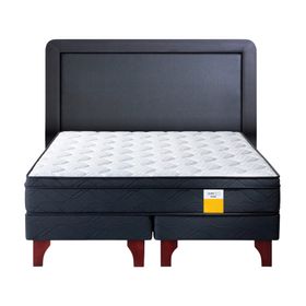 Cama europea Súper King Eurotop + respaldo Drimkip