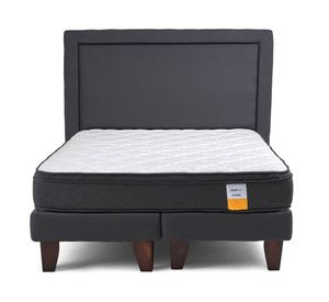 Cama europea Súper King Eurotop + respaldo Drimkip