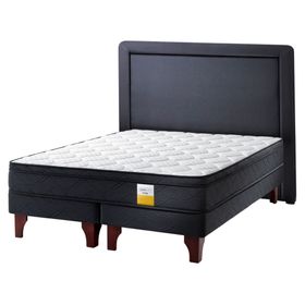Cama europea Súper King Eurotop + respaldo Drimkip