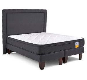 Cama europea Súper King Eurotop + respaldo Drimkip