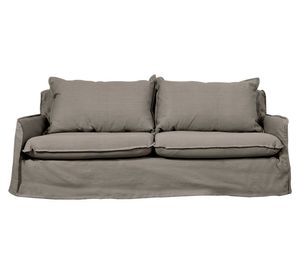 Sofá 3 Cuerpos Rehue Lino gris piedra