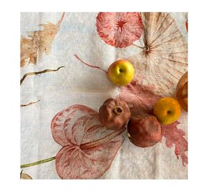 Camino de mesa Esperanza 2 blanco velo organza 180x60 cm