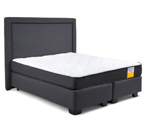 Cama americana funcional Full base dividida x 190 cm + respaldo