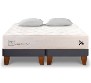 Cama europea king Cocopedic + almohadas Cic.