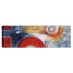 Óleo abstracto Luna 40x120 cm