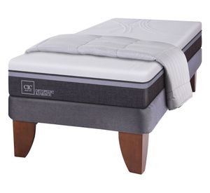 Cama europea 1.5 plazas Ortopedic Advance + plumón Cic