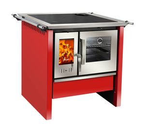 Cocina leña 9000W Allegra rojo