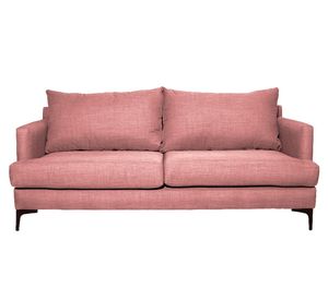 Sofá 2 cuerpos Aldara chenille palo rosa