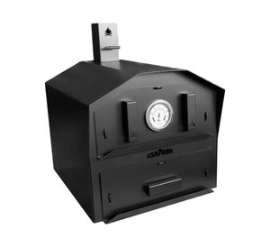 Parrilla a carbón Simple negro