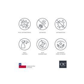 Cómoda austria 8 cajones blanco Cic