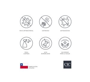 Cómoda austria 8 cajones blanco Cic