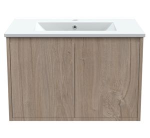 Mueble vanitorio Amelie lenga + cubierta 71x46.5 cm
