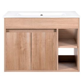 Mueble vanitorio Lille lenga + cubierta 71x46.5 cm