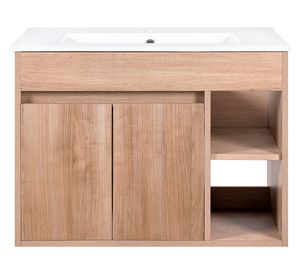 Mueble vanitorio Lille lenga + cubierta 71x46.5 cm