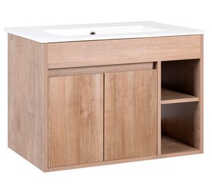 Mueble vanitorio Lille lenga + cubierta 71x46.5 cm