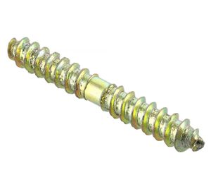 Unión hilo para barra metal 11 cm amarillo