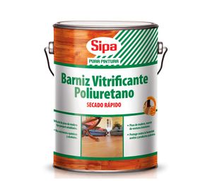 Barniz vitrificante 1 galón Poliuretano transparente brillante Sipa